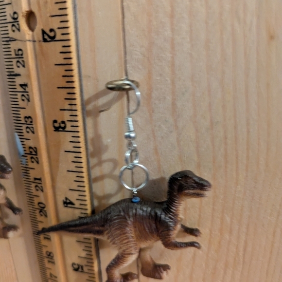 Dinosaur Earrings - Picture 4 of 4